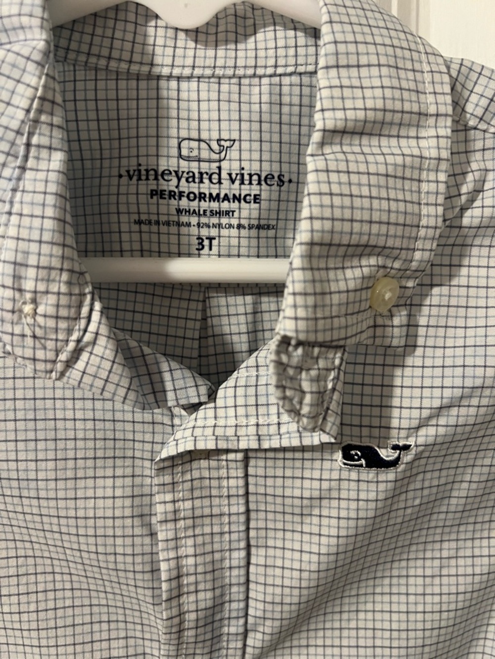 Vineyard Vines Boys Performance Whale Shirt Button-Down Shirt 3T - Picture 2 of 4